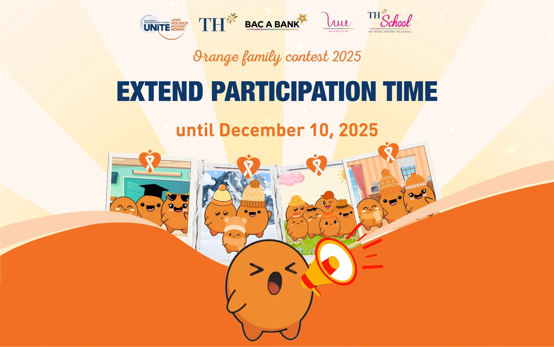 Extend the participation time of Orange family contest until December 10